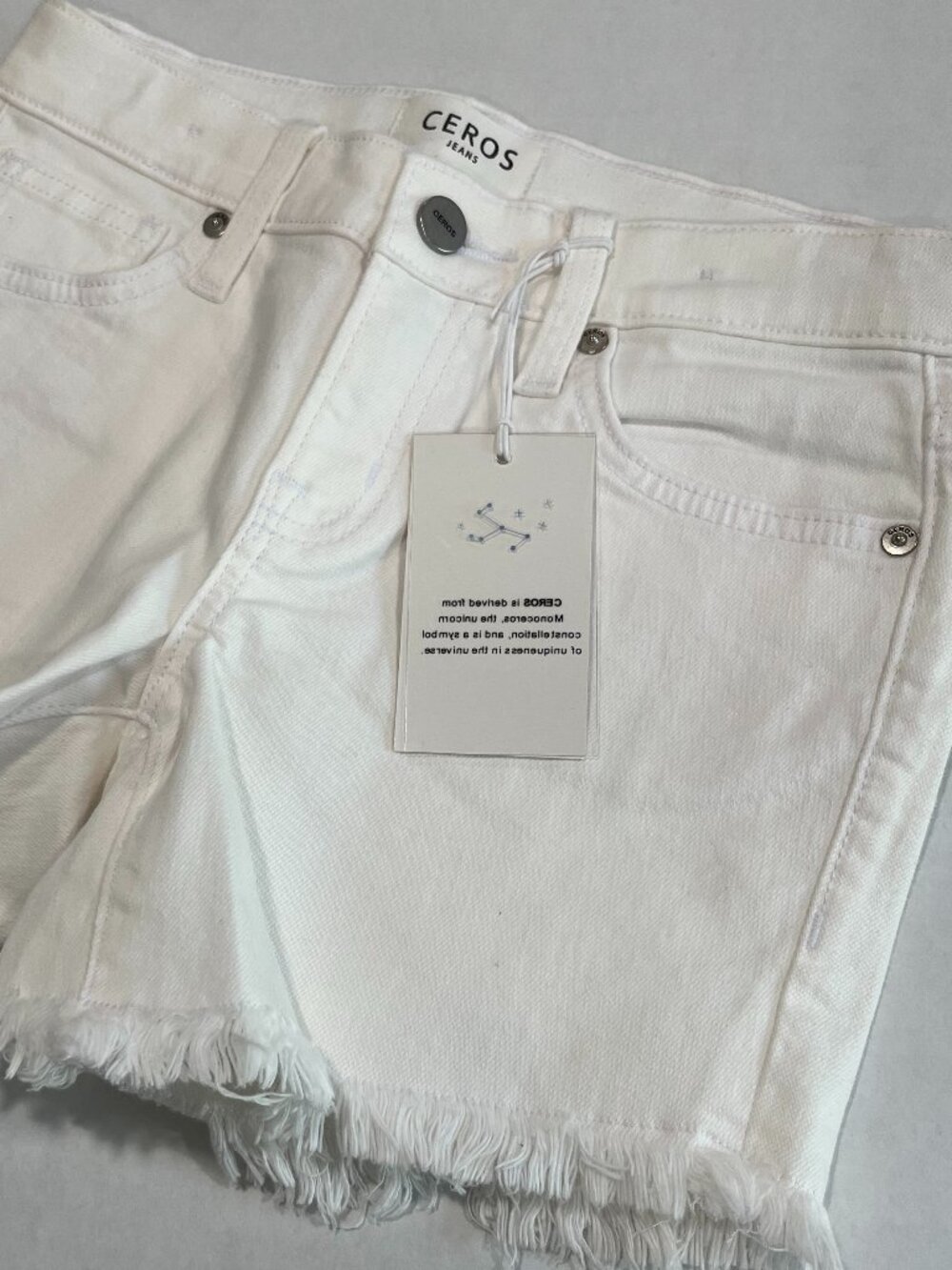 Girl - 12 - NWT Ceros White Jean Shorts